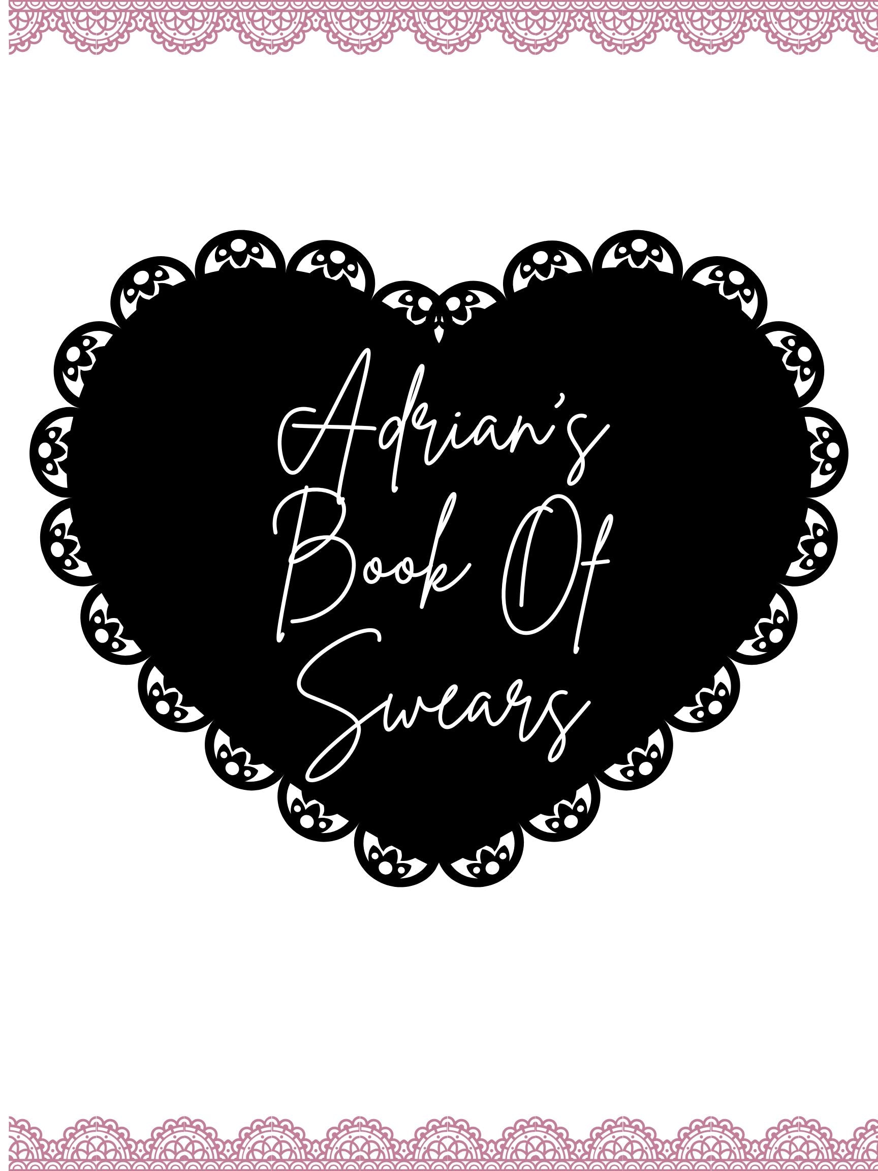 Adrian's Book of Swears-Printable